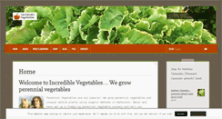 Desktop Screenshot of incrediblevegetables.co.uk