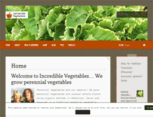 Tablet Screenshot of incrediblevegetables.co.uk